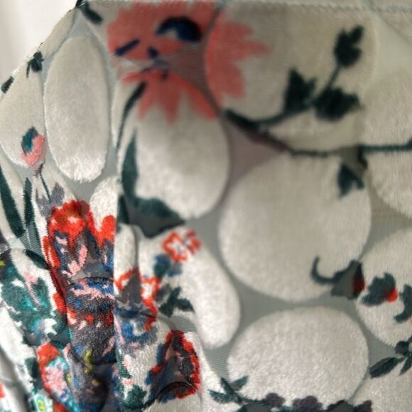 Anthropologie Maeve Floral Faux Wrap Blouse S - Picture 6 of 7